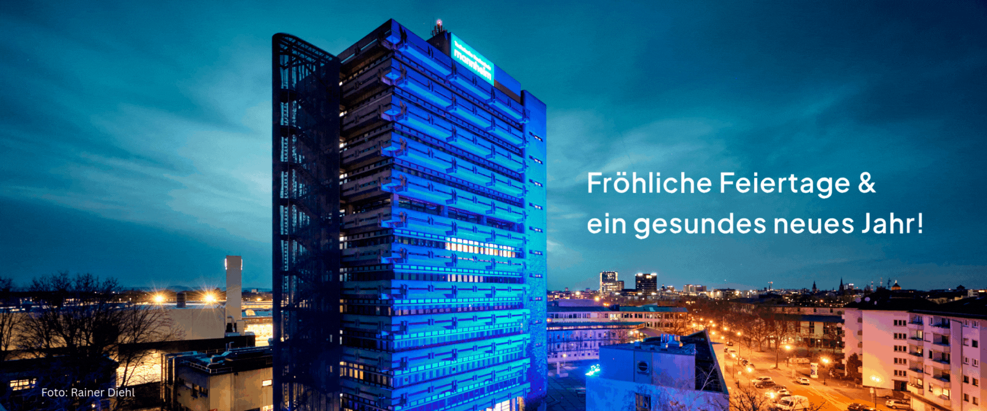 Animierte Weihnachtskarte der Technischen Hochschule Mannheim